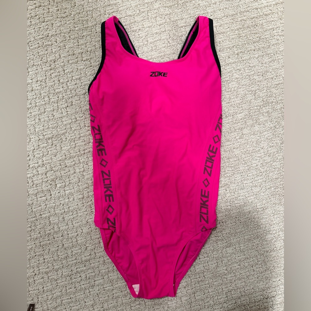 Zoke Pink One-Piece Swimsuit